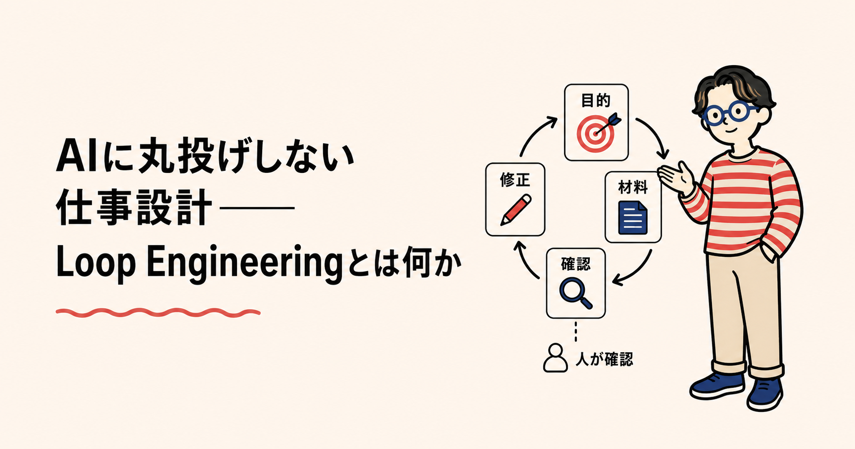 AIに丸投げしない仕事設計——Loop Engineeringとは何か
