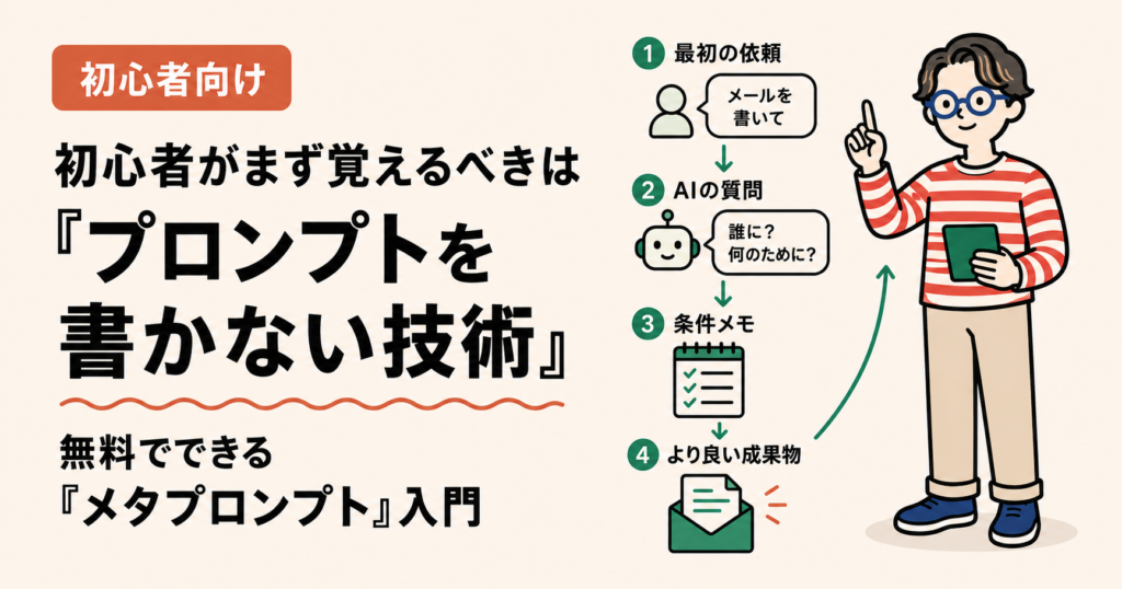 プロンプトを書かない技術